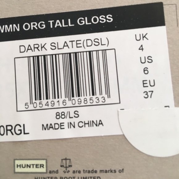 NIB🔥HUNTER Women's Original Tall Boots Size 6 - Picture 16 of 16